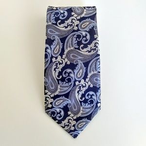 Michael Kors Blue Paisley Necktie
